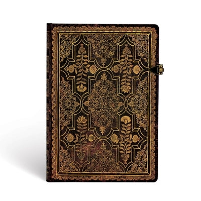 Paperblanks Mahogany Fall Filigree Hardcover MIDI Lined Clasp Closure 144 Pg 120 GSM by Paperblanks