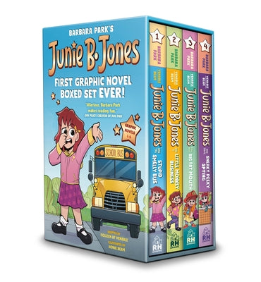 Junie B. Jones First Graphic Novel Boxed Set Ever! (Graphic Novels 1-4): The Stupid Smelly Bus; A Little Monkey Business; Her Big Fat Mouth; Some Snea by Park, Barbara