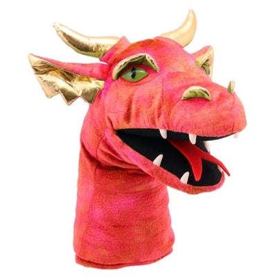 Large Head Dragon (Red) Hand Puppet: Dragon (Red) by The Puppet Company Ltd