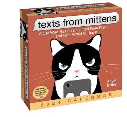 Texts from Mittens the Cat 2024 Day-To-Day Calendar by Bailey, Angie