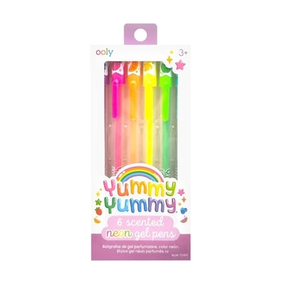 Yummy Yummy Scented Gel Pens - Neon (Set of 6) by Ooly