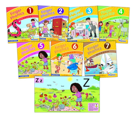Finger Phonics Books 1-7: In Print Letters (American English Edition) by Lloyd, Sue