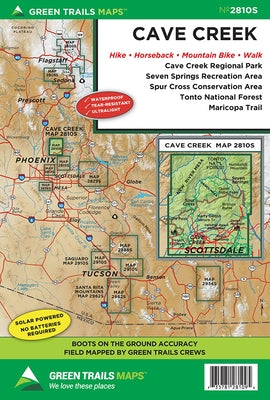 Cave Creek, AZ No. 2810s by Maps, Green Trails