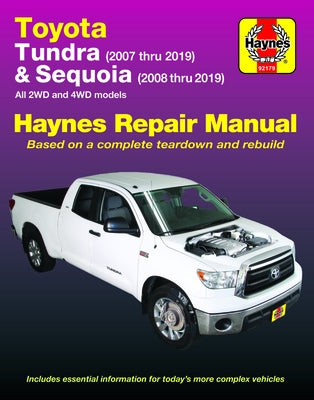 Toyota Tundra 2007-19 & Sequoia 2008-19 by Haynes, J. H.