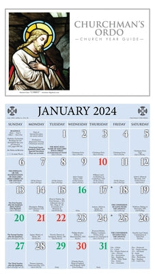 2024 Churchman's Ordo Kalendar by Company, Ashby