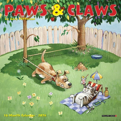 Paws & Claws by Gary Patterson 2024 7 X 7 Mini Wall Calendar by Gary Patterson