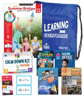 Summer Bridge Essentials and Calm Down Kit Backpack 5-6 by Rourke Educational Media