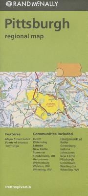 Rand McNally Pittsburgh, Pennsylvania Regional Map by Rand McNally