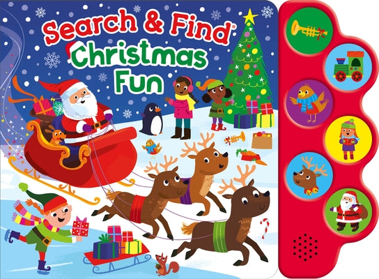 Search & Find Christmas Fun (6-Button Sound Book) by Publishing, Kidsbooks