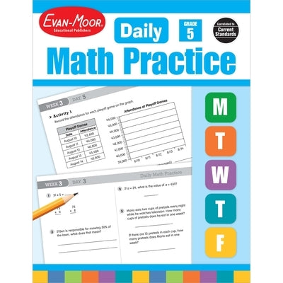 Daily Math Practice, Grade 5 Te by Evan-Moor Educational Publishers