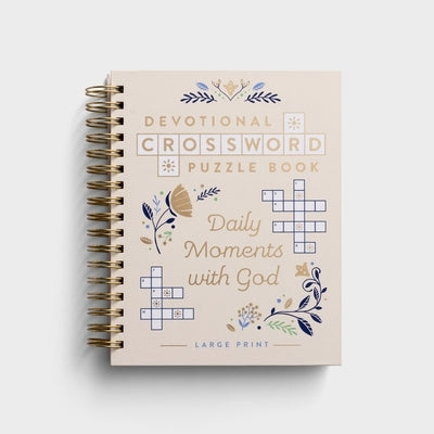 Daily Moments with God Devotional Crossword Puzzle Book by Dayspring
