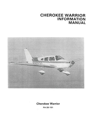 Piper PA-28-151 Cherokee Warrior 1974-76 Pilot's Information Manual (761-563) by Piper Aircraft