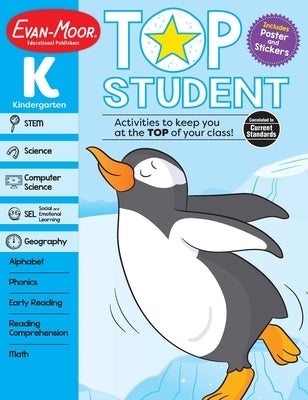 Top Student, Kindergarten Workbook by Evan-Moor Educational Publishers