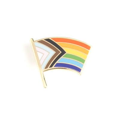 Progress Pride Flag Pin by 