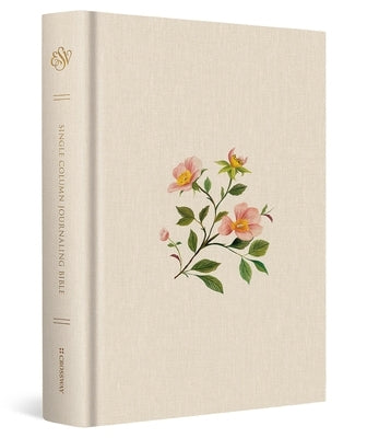 ESV Single Column Journaling Bible (Cloth Over Board, Rosehip Design) by Esv Bibles