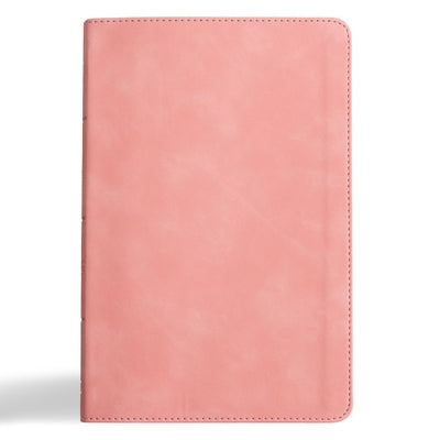 CSB Thinline Bible, Blush Pink Leathertouch by Csb Bibles by Holman