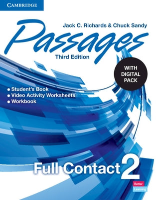 Passages Level 2 Full Contact with Digital Pack by Richards, Jack C.