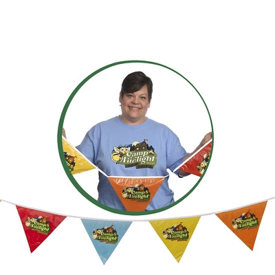 Vacation Bible School (Vbs) 2024 Camp Firelight LOGO String Flags: A Summer Camp Adventure with God by Cokesbury