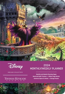 Disney Dreams Collection by Thomas Kinkade Studios 12-Month 2024 Monthly/Weekly: Maleficent by Thomas Kinkade Studios
