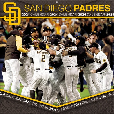 San Diego Padres 2024 12x12 Team Wall Calendar by Turner Sports