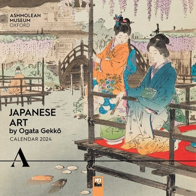 Ashmolean Museum: Japanese Art by Ogata Gekko Wall Calendar 2024 (Art Calendar) by Flame Tree Studio