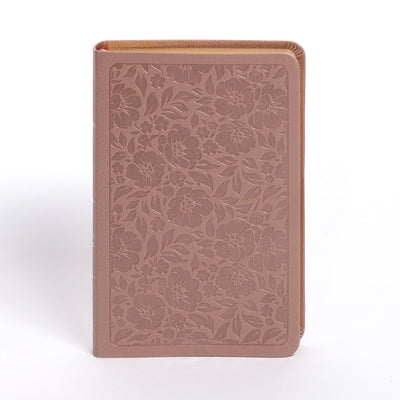 NASB Personal Size Bible, Rose Gold Leathertouch by Holman Bible Publishers