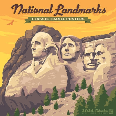 National Landmarks 2024 12 X 12 Wall Calendar by Anderson Design Group