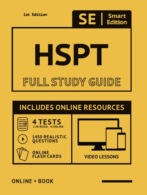 HESI A2 Full Study Guide: Smart Edition Academy HESI A2 Prep Book with 3 Online Practice Tests by Edition, Smart