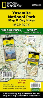 Yosemite Day Hikes and National Park Map [Map Pack Bundle] by National Geographic Maps