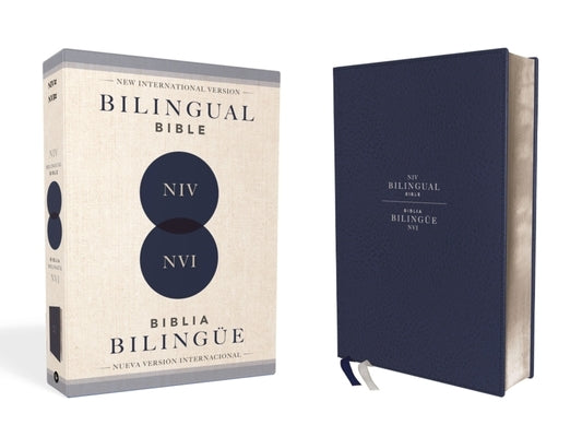 Niv/NVI 2022 Bilingual Bible, Leathersoft, Navy / Niv/NVI 2022 Biblia Bilingüe, Leathersoft, Azul Añil by Nueva Versi&#243;n Internacional