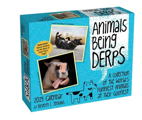 Animals Being Derps 2025 Day-To-Day Calendar by Jenkins, Beverly L.