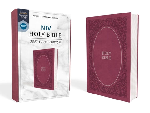 NIV, Holy Bible, Soft Touch Edition, Imitation Leather, Pink, Comfort Print by Zondervan