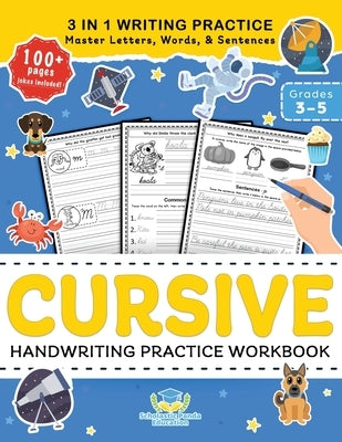 Cursive Handwriting Practice Workbook for 3rd 4th 5th Graders: Cursive Letter Tracing Book, Cursive Handwriting Workbook for Kids to Master Letters, W by Panda Education, Scholastic
