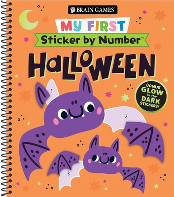 Brain Games - My First Sticker by Number: Halloween by Publications International Ltd