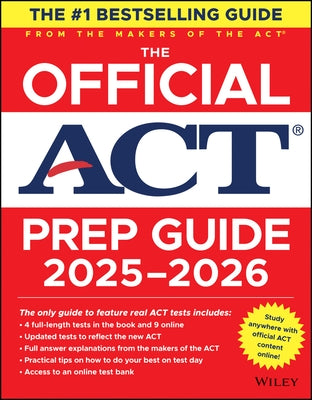 The Official ACT Prep Guide 2025-2026: Book + Online Course by ACT