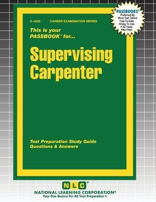 Supervising Carpenter by Passbooks