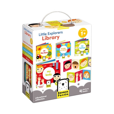Little Explorers Library 12m+ Baby Books Set by Banana Panda