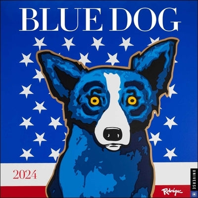 Blue Dog 2024 Wall Calendar by Rodrigue, George