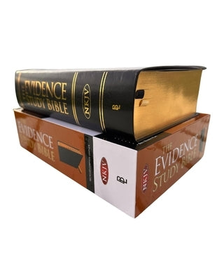 NKJV Evidence Study Bible: Black Recycled Cowhide Leather Bible in a Presentation Box by Comfort, Ray