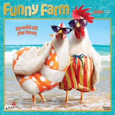 Avanti Funny Farm 2024 Square Foil by Browntrout