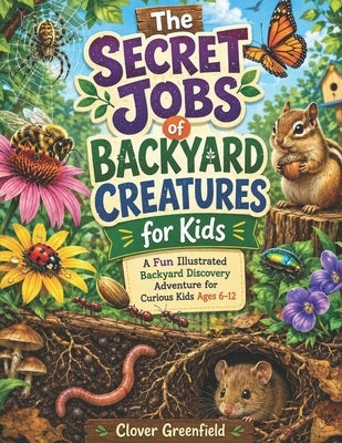 The Secret Jobs of Backyard Creatures for Kids: A Fun Illustrated Backyard Discovery Adventure for Curious Kids Ages 6-12 by Greenfield, Clover