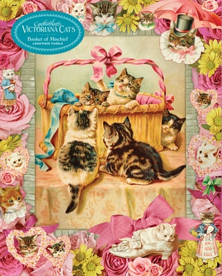 Cynthia Hart's Victoriana Cats: Basket of Mischief 1,000-Piece Puzzle by Hart, Cynthia