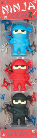 Ninja Puzzle Erasers - Set of by Ooly