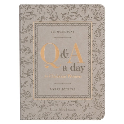 Q&A a Day: Three Year Prompted Journal for Christian Women 365 Questions, Faux Leather, Taupe by Christian Art Gifts