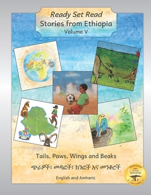 Stories from Ethiopia: Volume 5: Tails, Paws, Wings and Beaks in English and Amharic by Ready Set Go Books