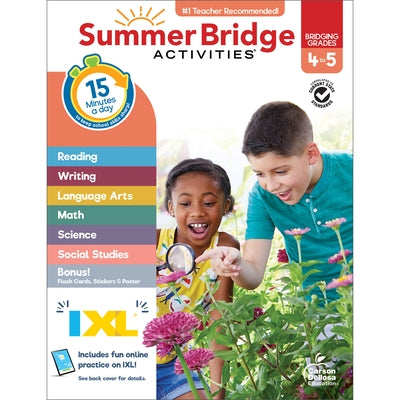 Summer Bridge Activities, Grades 4 - 5 by Summer Bridge Activities