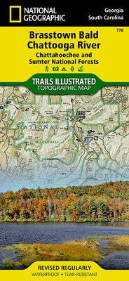 Brasstown Bald, Chattooga River Map [Chattahoochee and Sumter National Forests] by National Geographic Maps