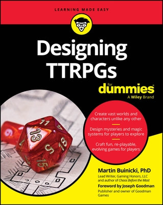 Designing Ttrpgs for Dummies by Buinicki, Martin
