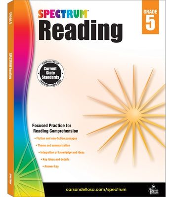 Spectrum Reading Workbook, Grade 5: Volume 24 by Spectrum