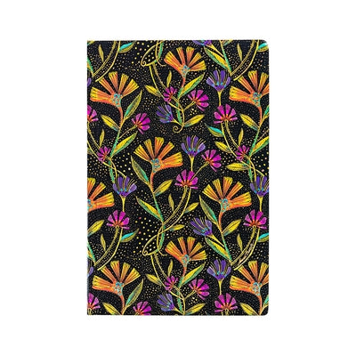 Paperblanks Wild Flowers Playful Creations Softcover Flexis Mini Lined Elastic Band 208 Pg 80 GSM by Paperblanks